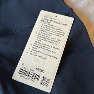 Lululemon Align HR Pant 28’’ size 8